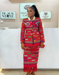 Akwete beaded power suit
